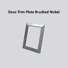 Deco Trim Plate Brushed Nickel