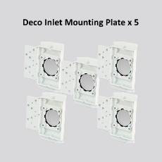 Deco Inlet Mounting Plate x 5