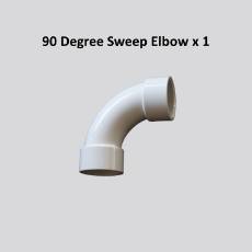 90 Degree Sweep Elbow x 1