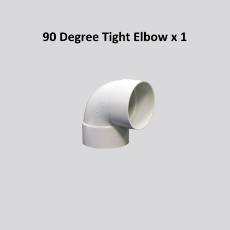 90 Degree Tight Elbow x 1