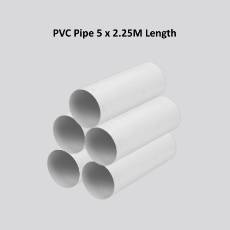 PVC Pipe 5 x 2.25M Lengths