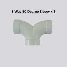 90 Degree 3 Way Elbow x 1