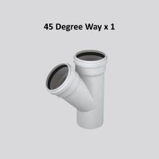 45 Degree Tee x 1