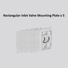 Rectangular Inlet Valve Mounting Plate x 5&nbsp;&nbsp;
