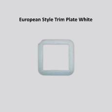 European Style Trim Plate White&nbsp;