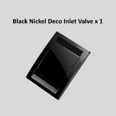 Black Nickel Deco Inlet Valve x 1