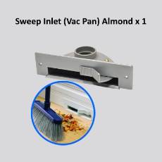 Sweep Inlet (Vac Pan) Almond x 1