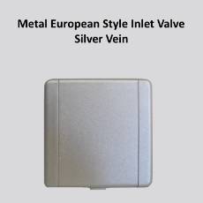 Metal European Style Inlet Valve Silver Vein