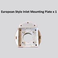 European Style Inlet Mounting Plate x 1&nbsp;&nbsp; &nbsp;&nbsp;