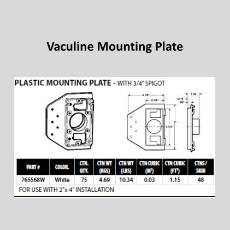 Vaculine Mounting Plate&nbsp;